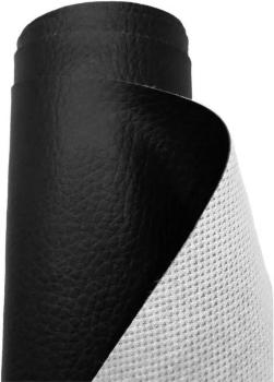 Leder Kunstleder Sofa Sessel Lenkrad Leder (METERWARE) - (Schwarz) -